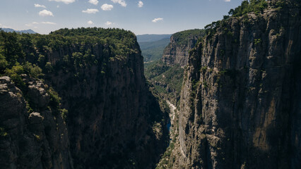 Fototapeta premium Koprulu Canyon National Park. Bridge and water resources. Manavgat, Antalya, Turkey.