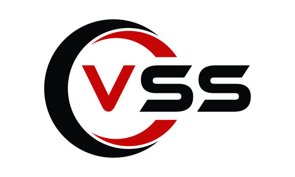 VSS swoosh three letter logo design vector template | monogram logo | abstract logo | wordmark logo | letter mark logo | business logo | brand logo | flat logo | minimalist logo | text | word | symbol