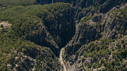 Fototapeta premium Koprulu Canyon National Park. Bridge and water resources. Manavgat, Antalya, Turkey.