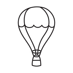hot air balloon icon