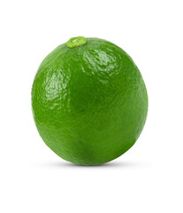 lime isolated on white background