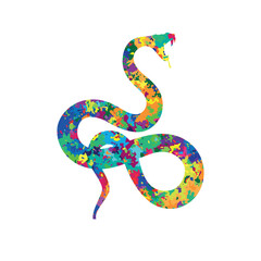 cobra wall art illustration design digital Print