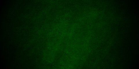 Texture of Elegant dark emerald green background with black shadow backdrop border and old vintage grunge texture design.	
