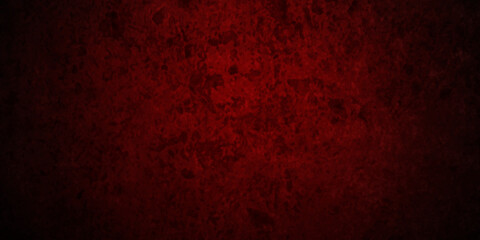 Abstract red grunge background texture. Red grunge background with blood splash on wall. Red texture wallpaper. Red grunge abstract background texture black concrete wall, grunge halloween background.