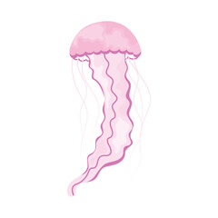 pink jellyfish icon
