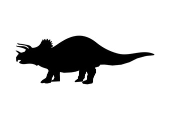 vector dinosaur, triceratops