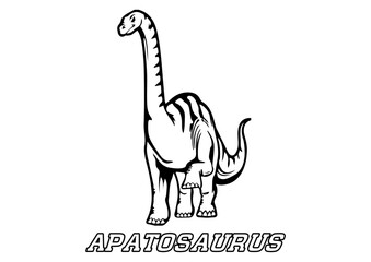 vector dinosaur, apatosaurus, brachiosaurus