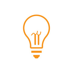 light bulb symbol icon
