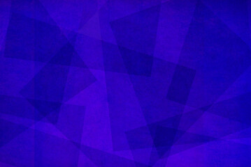 Blue triangle background design with texture, abstract light and dark blue colors in modern geometric shapes layered in trendy artistic background