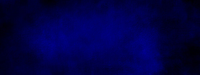 Dark blue grungy distressed canvas background illustration.  Abstract blue watercolor grunge background. Dark blue grungy backdrop.