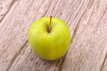 Ripe and sweet green apple