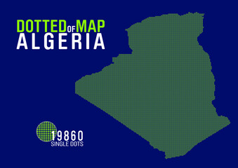 dotted map of algeria