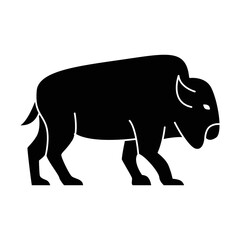 Bison Icon Vector On Trendy Design.