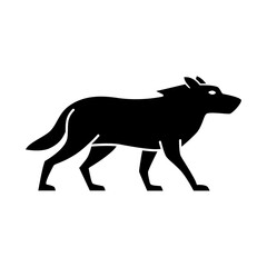 Wolf Icon Vector On Trendy Design.