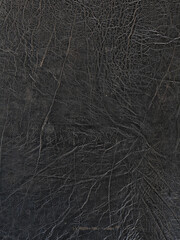 Black distressed leather texture background