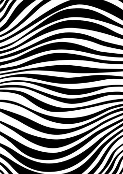 Black and white pattern. Abstract design © leuwellin