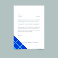 Modern Letterhead Pad Template Design