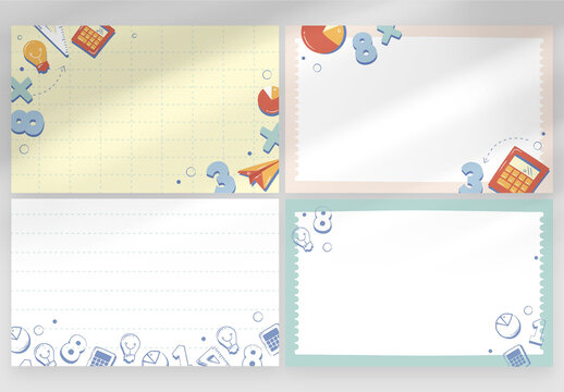 Math Education Backgrounds