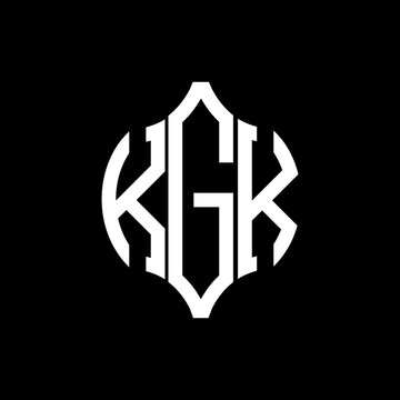 KGK letter logo. KGK best black background vector image. KGK Monogram logo design for entrepreneur and business.
