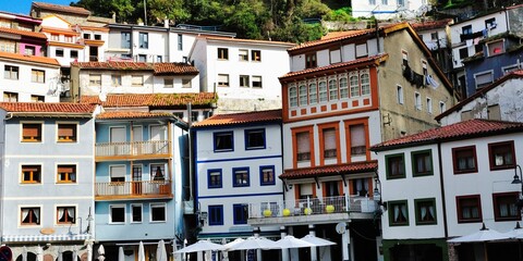 Fototapeta na wymiar Cudillero is a small village and municipality in the Principality of Asturias