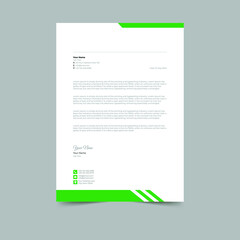 Modern Letterhead Pad Template Design