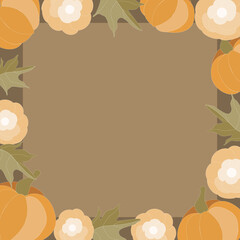 Autumn background illustration for greeting cards, invitations, flyer