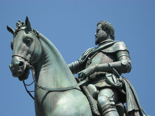 Firenze, statua, equestre