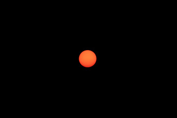 Absolute sun while it was setting.