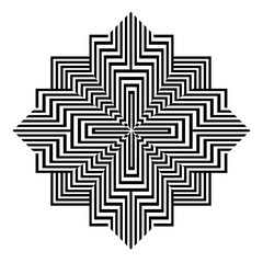 Geometric Mandala Texture Illustration Art