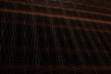 Fractal perspective background - abstract 3d illustration. Chaos strokes and light effects. Science fiction or virtual reality concept. Abstract science fiction or future technology bakground.