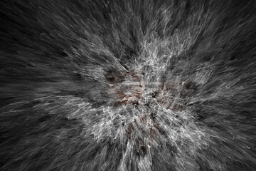 black and white abstract background. Abstract fractal black and white background