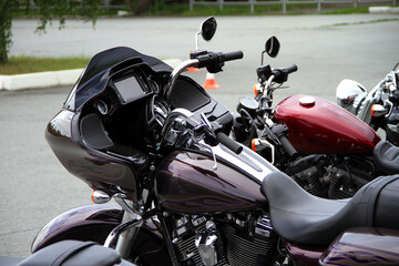 Classic american motorcycle