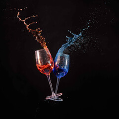 Splashing Glases