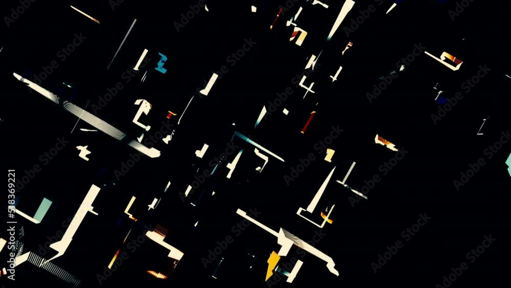 Poster moving lines in form of maze. motion. lines move according to scheme. abstract diagram of moving lin