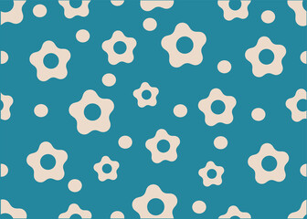 Geometric shapes seamless pattern