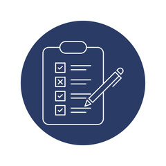 Medical report clip board icon