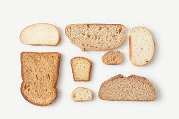 Assortment of natural organic homemade bread