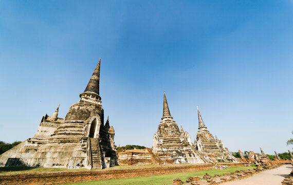 A Temple In Ayutthaya, Thailand