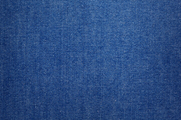 Blue jeans denim background texture. Jeans fabric as material surface
