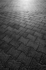paving texture in the parking