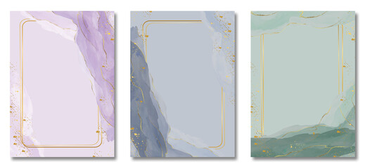 Abstract watercolor paint background. Cover 