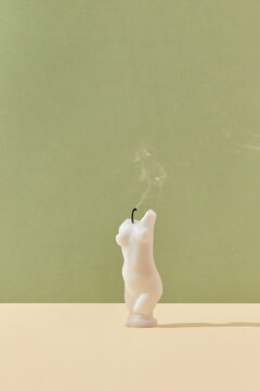 Extinguished candlelight