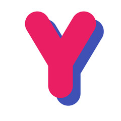 3D effect font, glitch style font, 3D style font, Font with shadow, Neon effect font