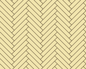 Herringbone floor pattern brown color retro style. Geometric texture background. Parquet design texture. Top view. Vector Illustration 10 eps