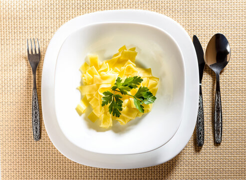 Broth - traditional Polish soup - healthy and nutritious.