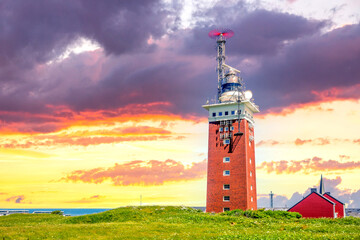 Fototapeta na wymiar Leuchtturm, Helgoland, Deutschland 