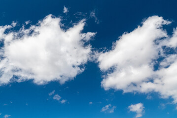 Naklejka na ściany i meble Image with background clouds and blue sky in Lisbon.