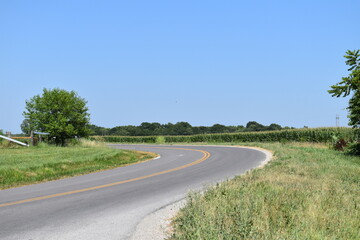 Curve on a Rural Highway