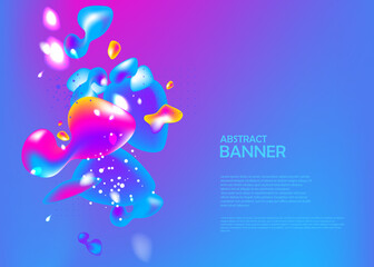 Color geometric modern splash