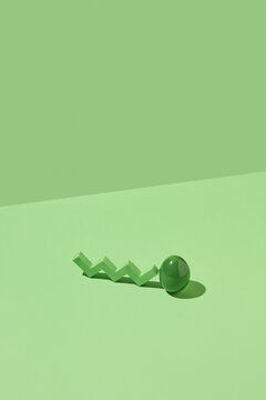 Green easter egg